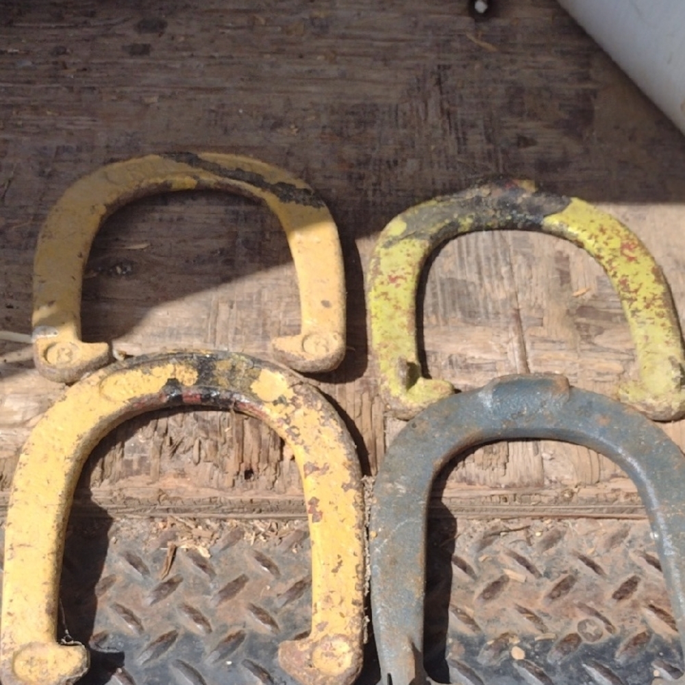 Vintage  Horseshoes Set
